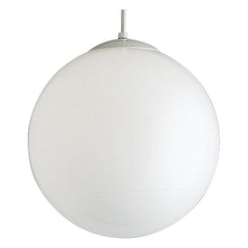14" Opal Globe Single-Light Pendant