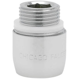 Aerator 2.2 Gallons per Minute Male x Female Chrome Plated Pressure Compensating Softflo with Adapter Lead Free