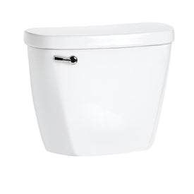 Toilet Tank Summit White 1.6GPF 12 Inch Rough-In Left Front Chrome Trip Lever