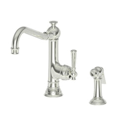 Jacobean Single Handle Kitchen Faucet with Side Sprayer