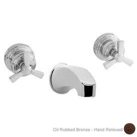 Miro Two Handle Wall-Mount Tub Filler Faucet