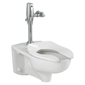 Afwall Millennium Wall-Mount FloWise Elongated Flushometer Toilet Bowl with EverClean - OPEN BOX
