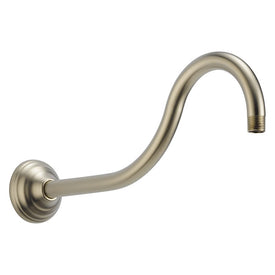 Traditional Replacement 16" Wall Mount Shower Arm with Round Flange