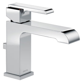 Ara Single Handle Centerset Bathroom Faucet with Drain