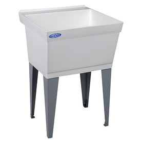 Utilatub 23"W x 23-1/2"D Floor-Mount Laundry/Utility Tub