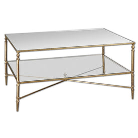 Henzler Mirrored Glass Coffee Table