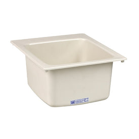 17"W x 20"D Self-Rimming Utility Sink with Center Drain