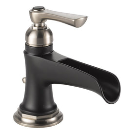 Rook Single Handle Channel Spout Bathroom Faucet with Pop-Up Drain