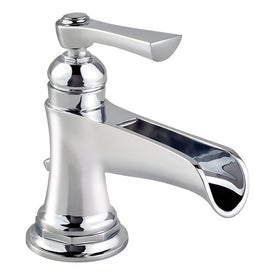 Rook Single Handle Channel Spout Bathroom Faucet with Pop-Up Drain