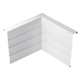 12" L Four-Panel Inside Corner Trim for UF-4 Radiator - Runtal White