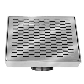 Delmar Series Delta Line Centerpoint Drain 4" x 4"
