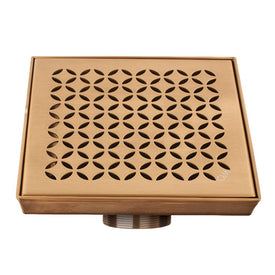 Delmar Series Lotus Line Centerpoint Drain 4" x 4"