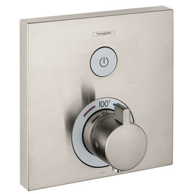 ShowerSelect E Square Thermostatic Single-Function Shower Trim