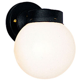 Single-Light Globe Utility Wall Lantern