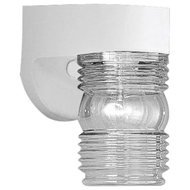 Polycarbonate Single-Light Indoor/Outdoor Wall Lantern