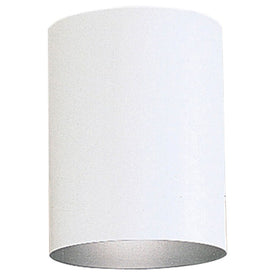 5" Cylindrical Single-Light Halogen Flush Mount Lantern