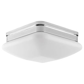 Appeal 9" Two-Light Flush Mount Ceiling Light with Opal Glass