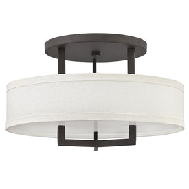 Hampton Three-Light Semi-Flush Mount Ceiling Light