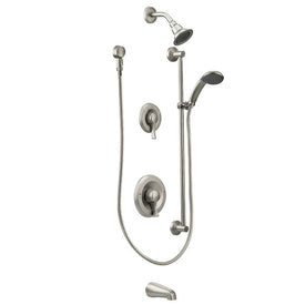 Commercial Posi-Temp Shower/Handshower System with Slide Bar