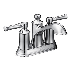 Dartmoor Two Handle Centerset Bathroom Faucet with Drain