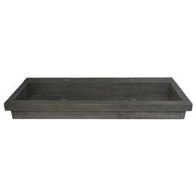Trough 4819 48" Rectangular NativeStone Drop-In Bathroom Sink