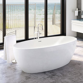 Voce Grande 67" x 32.25" x 23" Freestanding Bathtub