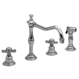 Fairfield Two Handle Widespread Kitchen Faucet with Side Sprayer