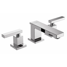 Skylar Two Handle Widespread Bathroom Faucet with Drain