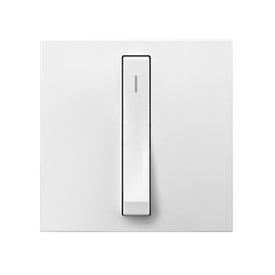 Wall Switch adorne Whisper/Single-Pole/3-Way 15 Amps 120 Volt White