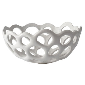 Perforated Porcelain Small Bowl
