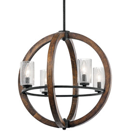 Grand Bank Four-Light Chandelier