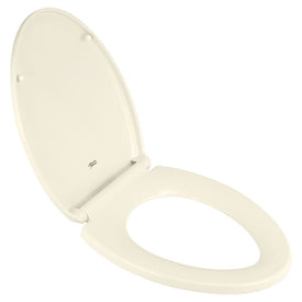 Traditional Slow-Close Easy Lift-Off Elongated Toilet Seat with Lid