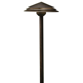 Round Tiered 2700K LED Path Light