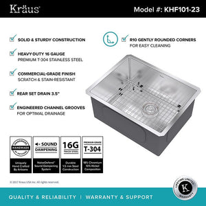 KHU101-23 Kitchen/Kitchen Sinks/Undermount Kitchen Sinks