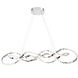 Interlace Single-Light 39" LED Pendant 3000K