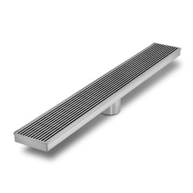 Drain Delmar Wedgewire Polished Linear 24 Inch 316 Marine Stainless Steel
