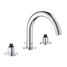 Atrio Two Handle Widespread S-Size Bathroom Sink Faucet without Handles