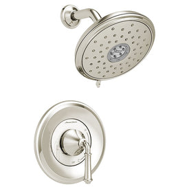 Delancey Pressure Balance Shower Valve Trim with Cartridge and Water-Saving Shower Head - OPEN BOX