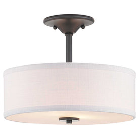 Inspire Two-Light Semi-Flush Mount Ceiling Fixture