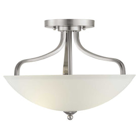 Laird Three-Light Convertible Semi-Flush Mount Ceiling Fixture/Pendant