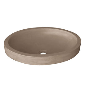 Tolosa 19-1/2" Oval NativeStone Drop-In/Undermount Bathroom Sink