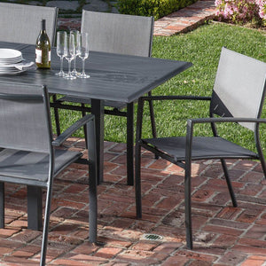 DAWDN11PC-GRY Outdoor/Patio Furniture/Patio Dining Sets