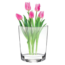 Montego Bay European Mouth-Blown Crystal 11" Vase