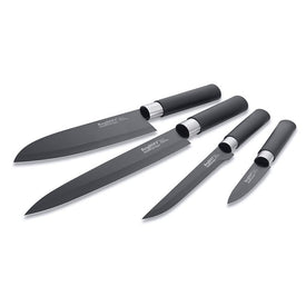 Essentials Ceramic-Coated Knives Four-Piece Set