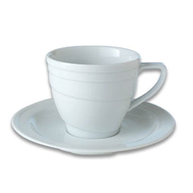 Essentials Hotel 8.6 oz Porcelain Teacup and Saucer