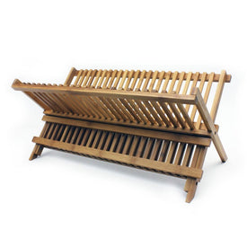 20" Bamboo Plate Rack