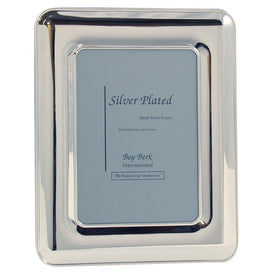 8" x 10" Silver-Plated Photo Frame with Easel Back
