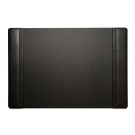 17" x 26" Leather Desk Pad - Black