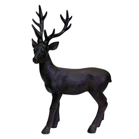 Standing Brown Resin Deer