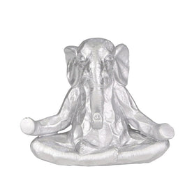 Polyresin 8" Meditating Elephant